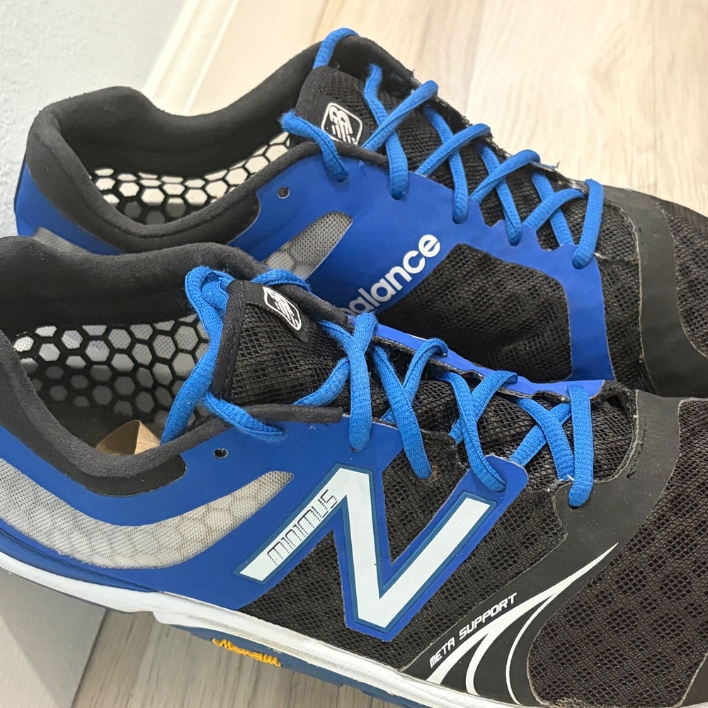 New Balance Minimus MX20TB3 Mens 12.5 2E Wide Training Shoes Blue Black Vibram
